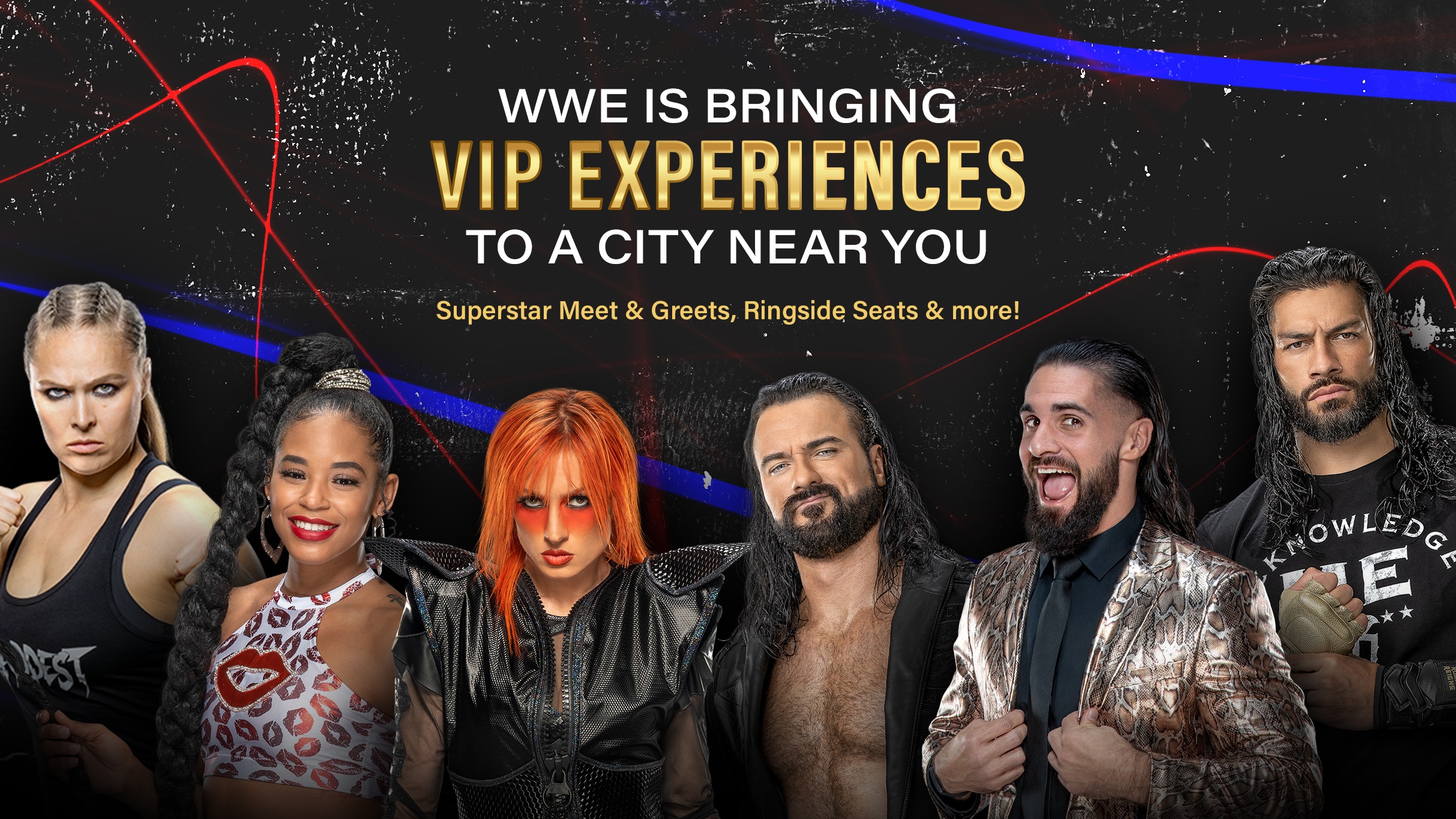 WWE VIP Experience - Superstar Meet and Greets - Ringside Seats